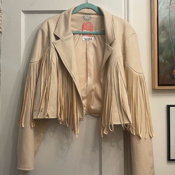 cece suede fringe jacket - Picture 5 of 8